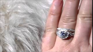 2.35ct Diamond Solid 14k White Gold Engagement Wedding Ring Set