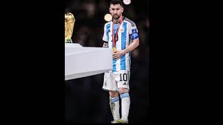 Messi reaction to wining world cup #worldcup #football #tiktok #viral #shorts