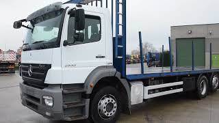 Mercedes 2533 flatbed truck - stock id 23