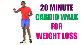 20 Minute Cardio Walk for Weight Loss at Home