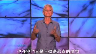 全新艾倫秀-結婚週年禮物Ellen's Monologue-Anniversary Gifts(09/11/09)