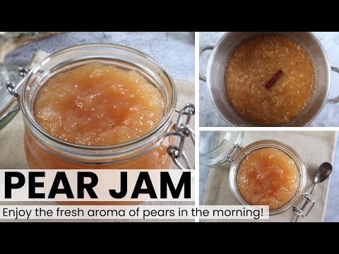 Pear jam recipe