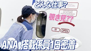 【ANAの搭載係員1日密着】羽田空港国内線の業務を大公開！