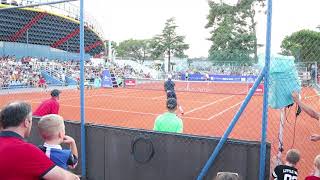 Benoit Paire vs Marton Fucsovics court level -  Croatian Open 2018 (FHD 1080p 60 fps)