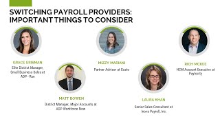 Switching Payroll Providers - Important Things to Consider