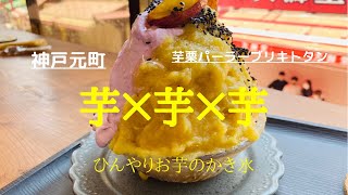 【神戸市中央区】芋×芋×芋！想像以上の芋づくし「ひんやりお芋かき氷」