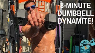 💥8-MINUTE DUMBBELL DYNAMITE! | BJ Gaddour Dumbbells Workout