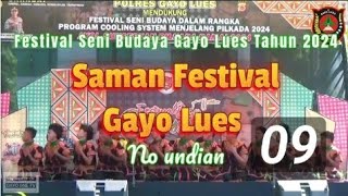 Saman Festival 09 Gayo Lues 2024