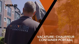 Venus Containers I Vacature: Chauffeur Containerauto Portaal