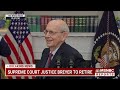 supreme court justice stephen breyer announces retirement reflects on love of teaching