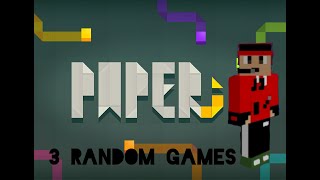 I PLAY Paper.io (3 Random Games)