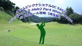 【埼玉県】オリムピックナショナルGC EAST（エーデルワイス-Hole2）ミドルホール攻略