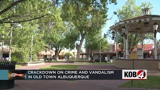 APD, BCSO crack down on crime and vandalism in Old Town Albuquerque