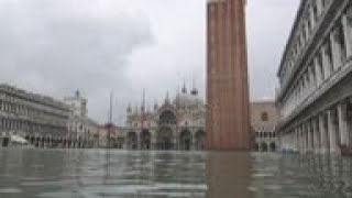 Venice sees record 3rd exceptional tide in same week