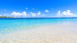 Peaceful Blue: Calming Caribbean Sea Waves