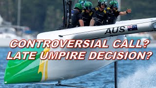 SailGP: Controversial Call? Late Umpire Decision?