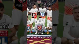 West Ham United UEFA conference League final 2023.Where are they come from?(Rice , Bowen , Paquetá)