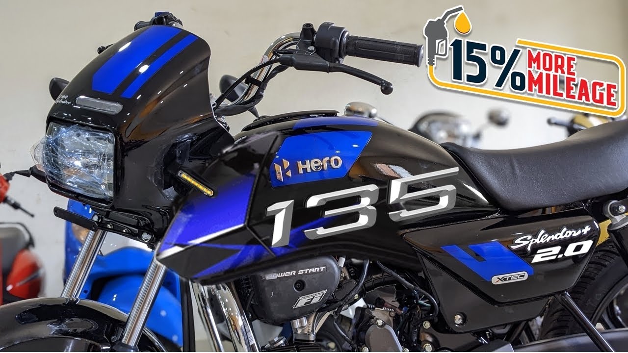 2023 Hero Splendor Plus 135 XTec BS6 New Launched | Price | Specs ...