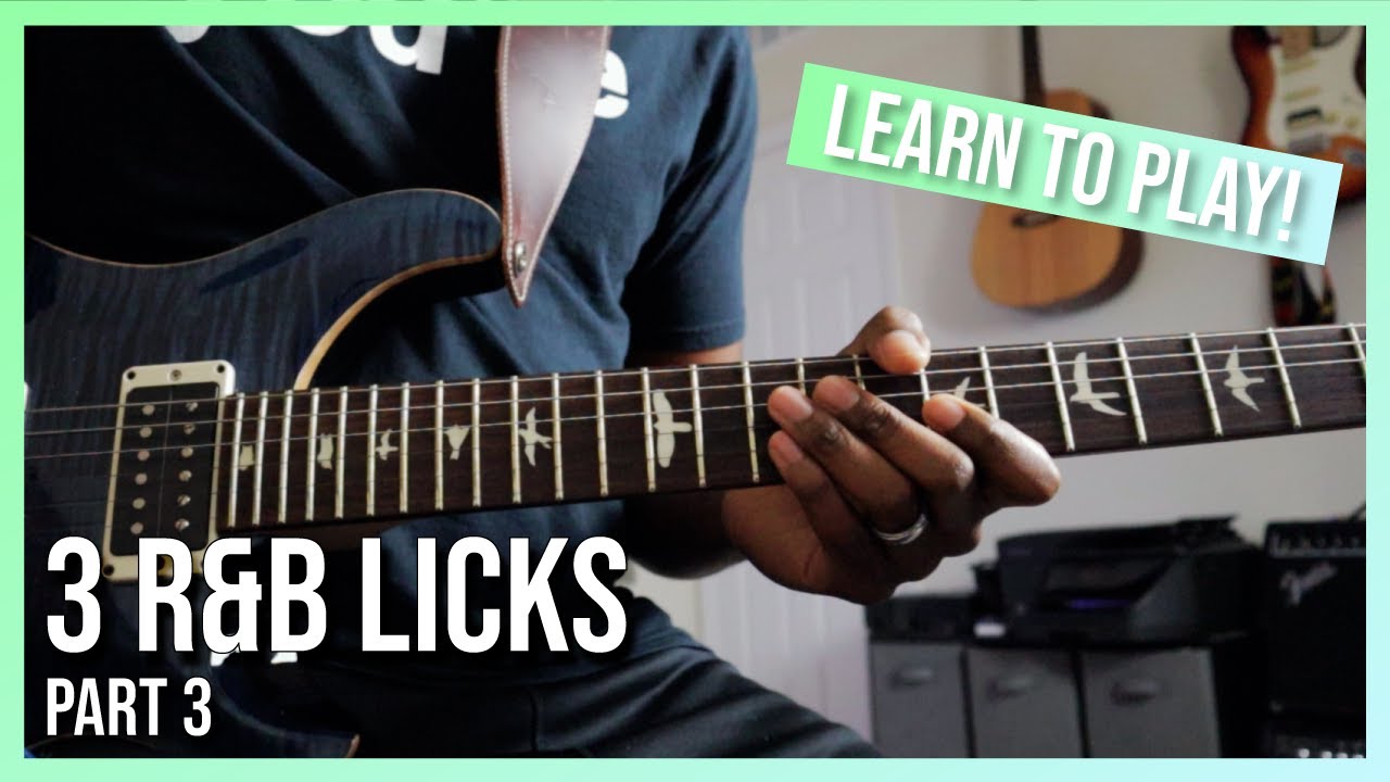 Learn To Play 3 DELICIOUS R&B Licks! (Intermediate) - YouTube