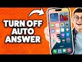 How to Turn Off Auto Answer on Car Bluetooth iPhone 2026 (Step-By-Step Tutorial)