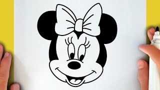 HOW TO DRAW MINNIE MOUSE