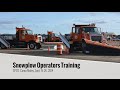 Snowplow Operators Training