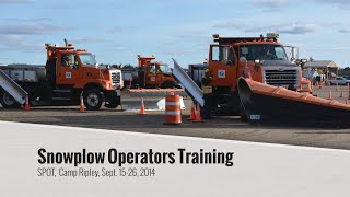 Snowplow Operators Training
