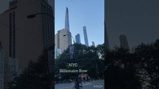 從中央公園看鉛筆屋！ 紐約最貴的公寓大樓真是細長…  #newyorkcity #billionairesrow