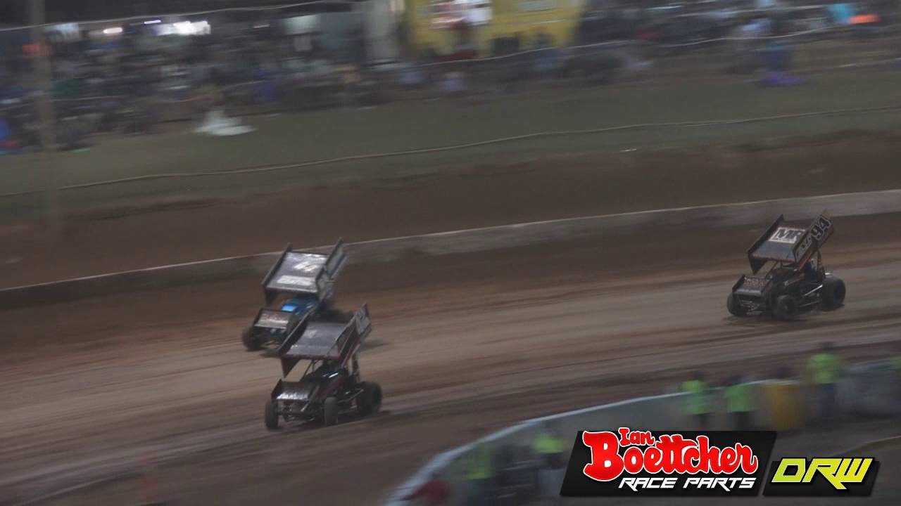 Sprintcars - B-Main - Track Championship - Brisbane Speedway - 15.10.16 ...