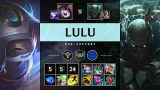 Lulu Support vs Pyke: Shield Maker - EUW Challenger Patch 14.22