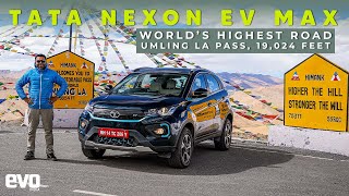 Tata Nexon EV MAX | Record to World’s highest road | evo India