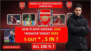 🚨 ARSENAL LATEST TRANSFER NEWS SUMMER 2024💥 - Targets, Signings & Rumours - Arsenal Transfer News