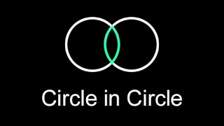 Intersection of a Circle and a Circle | Circle Circle collision | Java, JavaScript, C#, C++