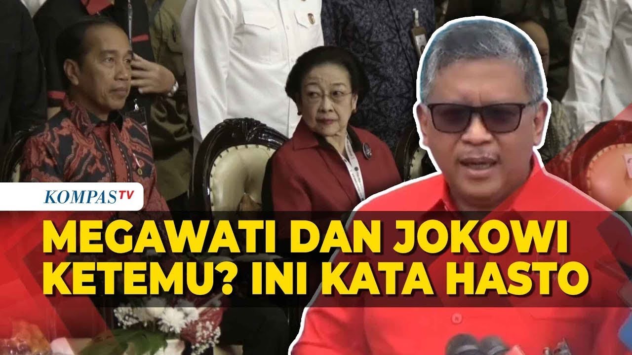 Soal Rencana Pertemuan Megawati Dan Jokowi, BeginiJawab Hasto PDIP ...