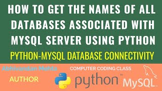 How to Get the Names of all Databases associated with MYSQL Server using Python