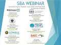 SBA Training Webinar: Economic Injury Disaster Loan (EIDL) and Paycheck Protection Program (PPP)