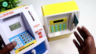 SMART ATM piggy Bank unboxing & TESTING chatpat toy tv