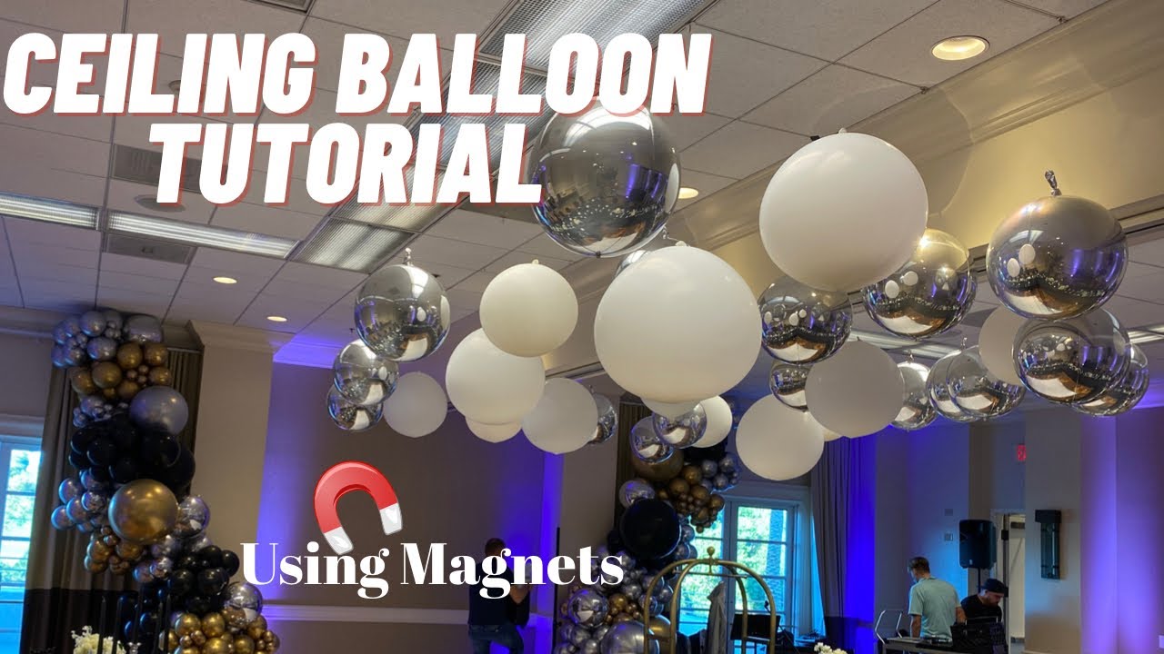 Balloons Hanging Upside Down From Ceiling | Shelly Lighting