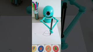 Automatic Drawing Making Gadget Robot 😍 Unique Stationaryes #stationary #diy #pencil #drawing