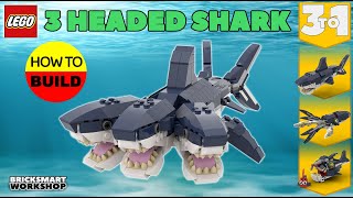 3-Headed Shark LEGO 31088 Digital Build