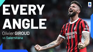 Giroud bows out in style | Every Angle | Milan-Salernitana | Serie A 2023/24