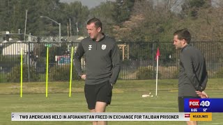 Sac Republic FC, led by new coach Neill Collins, begins training for 2025 season