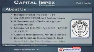 Stainless Steel Utensils by Capital Impex Private Limited, New Delhi