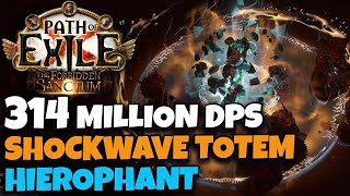 [POE 3.20] 314 MILLION DPS SHOCKWAVE TOTEM - ZHP GLASS CANNON - PERFECT BUILD FOR NO-HIT CHALLENGE