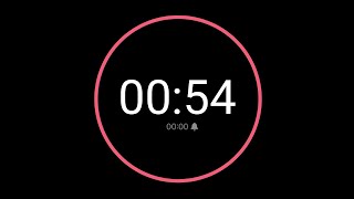 54 Second Countdown Timer / iPhone Timer Style