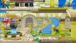 Elsword(艾爾之光)  蕾娜(狙擊) ＶＳ 伊芙(拆解)