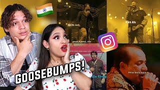 Waleska & Efra reaction to INDIAN & PAKISTANI Voices that will give you Goosbumps