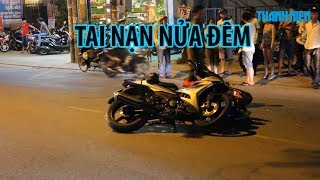 Tai nạn bất ngờ lúc nửa đêm ngay trung tâm Sài Gòn