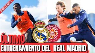 ⚽ÚLTIMO ENTRENAMIENTO DEL REAL MADRID PARA EL PARTIDO CONTRA EL GIRONA