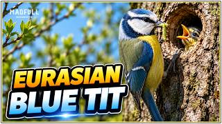 Eurasian Blue Tit → The Tiny Acrobat of the Forest | जंगल का नन्हा कलाबाज़ पक्षी